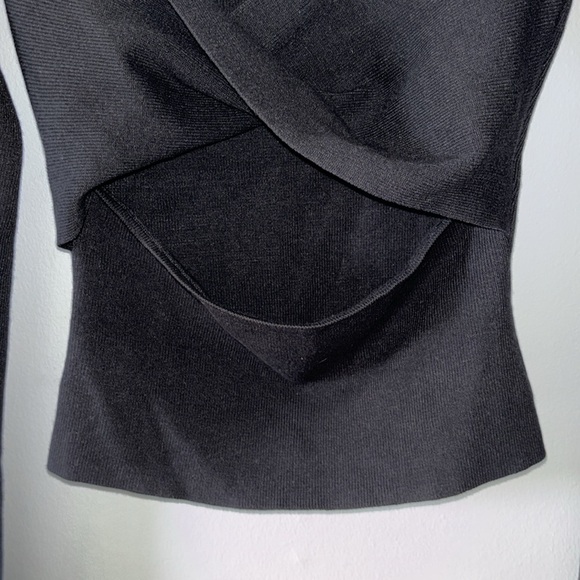 Dynamite Twist Front Sweater Black - Picture 4 of 5